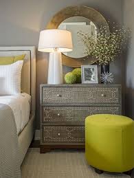 The eames chair and ottoman are by herman miller, the bedside lights are by fontanaarte, and the wall is painted in patagonia by comex. Ideas And Inspiration For Guest Bedrooms Master Bedrooms Decor Small Master Bedroom Guest Bedrooms