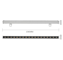 LED Wall Washer Light IP65 Waterproof - DC24V Full Color - 18W/24W/36W/75W