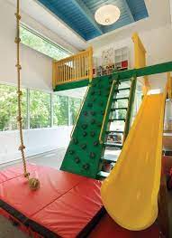 Un Parco Giochi Casalingo Children S House Design Stanza Dei Bambini Stanza Di Gioco Dei Ragazzi Idee Arredamento Camera Da Letto
