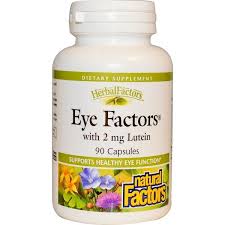 Natural Factors Eye Factors With 2 Mg Lutein 90 Capsules Nutritional Supplements Lutein Healthy Liver