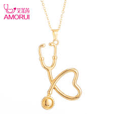 2:33 rachel ellerd vet student. Medical Nurse Stethoscope Necklace Gold Silver Stainless Steel Love Heart Necklaces For Women Trendy Best Friends Gift Jewelry Buy At The Price Of 2 92 In Aliexpress Com Imall Com