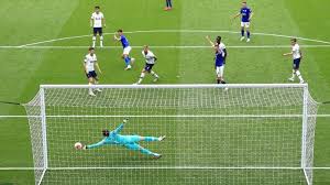 Gareth bale (tottenham hotspur) left footed shot from very close range to the centre of the goal. Hasil Dan Klasemen Liga Inggris Hajar Leicester City 3 0 Tottenham Menuju Liga Europa Warta Kota