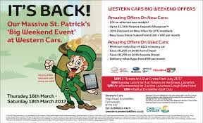 It S Back Western Cars Big St Patrick S Weekend Event The Fermanagh Herald