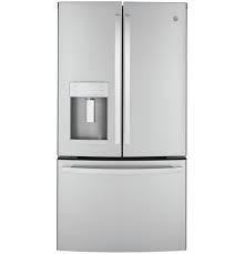 Get free shipping on qualified counter depth, kitchenaid refrigerators or buy online pick up in store today in the appliances department. Ge Energy Star 22 1 Cu Ft Counter Depth Fingerprint Resistant French Door Refrigerator Gye22gynfs Ge Appliances