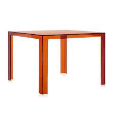 Other available materials include wicker, steel, recycled plastic, and resin. Kartell Invisible Dining Table Designer Dining Tables