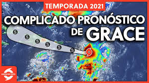 El sistema avanza a 75 millas por hora hacia la . La Tormenta Tropical Grace Afectara A Puerto Rico Y Republica Dominicana Entre El Domingo Y Lunes Youtube