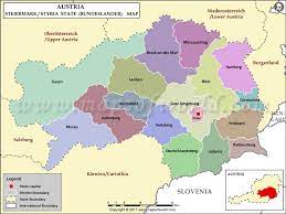 Summer is the best season to chill out. Steiermark Map Map Of Styria State Austria