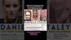 Missing UT woman Danielle Staley last seen Del Rio Mar beach, CA Nov 6,  2025 #missingperson #staley