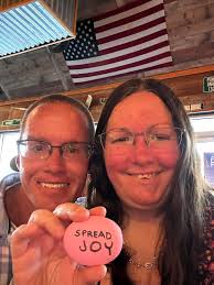 This rock was gifted to her by her aunt Marilyn. RYEIS PEN UNI 13 DRIVE  SPREAD SPREAD JOY