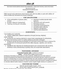 entry level teacher aide resume example