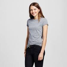 Mossimo Supply Co Womens Short Sleeve Essential Crew Tee