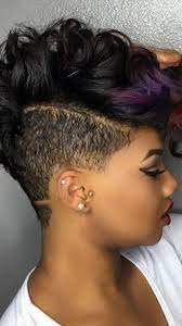 Best Human Hair For Arican American Black Women Do You Guys Like This Gorgeous Hairstyles Rabake Hair Natural Hair Mohawk Short Hair Undercut Mohawk Styles