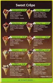 J Petal Menu 6 Jpg 682 1060 Sweet Crepes Bubble Waffle Crepe Cafe