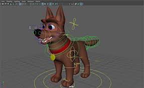 Cody Dog Rig Free Maya Rig Cartoon Character Rig Computer Graphics Digital Art Community For Artist Jo Character Rigging Animation Sketches Cartoon Dog