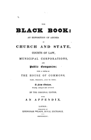 The Black Book An Exposition Of Abuses In Church And State 1835 Online Library Of Liberty