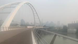 The air quality health index was at a moderate risk level of 4 for edmonton as of 9 a.m. Trgjcuniqrj9sm