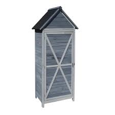 Lieferung, fundament und montage aus einer hand: Gartenschrank Grau 77x53x179cm Geratehaus Kaufland De