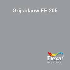 flexa expert kleur grijsblauw fe 205 met afbeeldingen woonkamer muren kleuren huis verfkleuren