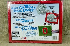 Maybe you would like to learn more about one of these? Ohio State College 3 In 1 Tri A Puzzle 22 X 18 Helmet Grass Pot Leaf Sealed Ad 1835054467