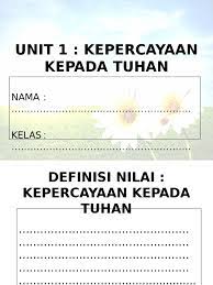 Kesetiaan kepada raja dan negara; Pendidikan Moral Nilai Kepercayaan Kepada Tuhan Unit 1 Tahun 3 A