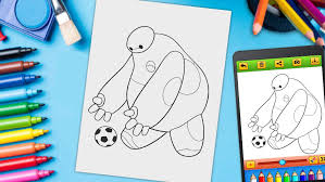 Baymax robot big 6 hero. Big Hero 6 Coloring Book Pour Android Telechargez L Apk