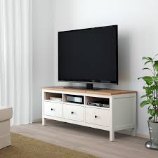 Wir bieten ein gebrauchtes bett an. Hemnes Tv Bank Weiss Gebeizt Hellbraun 148x47x57 Cm Ikea Deutschland