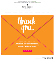 Kate Spade Welcome Email 2014 Email Newsletter Design Email Marketing Design Email Design
