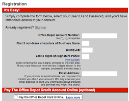 Check spelling or type a new query. Office Depot Business Credit Card Login Make A Payment