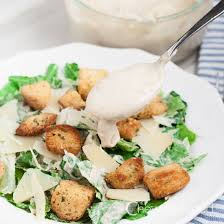 Best Creamy Caesar Salad Chew Out Loud Healthy Salad Recipes Caesar Salad Recipe Appetizer Recipes