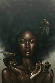 Honeycomb Canvas Art By Alvin Epps Icanvas In 2021 Afro Art Black Girl Art Black Women Art