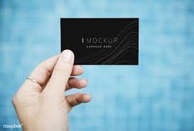 Download Female Hand Holding A Business Card Mockup Free Image By Rawpixel Com