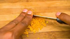 Take a large strip of orange zest with a thrifty knife; How To Zest An Orange Without A Zester 10 Steps With Pictures