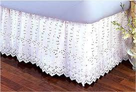 We offer crochet skirts in different designs and styles, at affordable prices. Crochet Dust Ruffle Crochet Learn How To Crochet Bed Skirt Pattern Lace Bedding Bedskirt