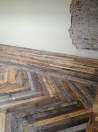 New Crop Newly Finished Pallet Wood Floor In The Downtown Loft Of Some Friends Flooring Pallet Floors Wood