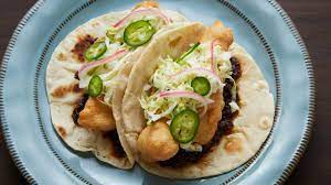 Season with garlic powder and chili powder — we use our homemade chili powder recipe. Pati Jinich How To Make Cali Baja Fish Tacos Youtube