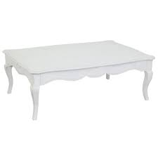 Vintage forged aluminum oval patio coffee table with glass top, circa 1950s. Homescapes New Orleans Solid Mango Wood Coffee Table With Cabriole Legs French Shabby Chic Style Distressed White Finish