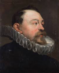 Head of a Bearded Man wearing a Wheel Ruff