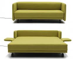 Maximizing Small Spaces Using Modern Sleeper Sofa Queen With Green Fabric Cover And Fold Out Bed W Modern Sofa Bed Modern Sleeper Sofa Sleeper Sofa Comfortable