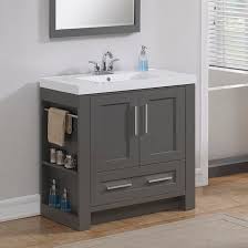 31 to 35 inch wide single sink bathroom vanities at unique vanities, our goal is to provide striking, functional vanities that are appropriate for all ranges of space, budget and style. Ebern Designs Cedeno 35 Single Bathroom Vanity Set Reviews Wayfair