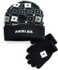 Boy S Roblox Knit Hat Glove Set Gloves Set Knitted Hats Boy Roblox