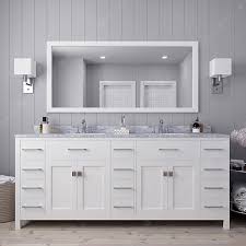 Bathroom vanity units and washbasins are an essential part of creating a perfect bathroom, providing a place to get ready for a busy day ahead. Caroline Parkway 78 Double Vanity Md 2178 Bathroom Vanities Virtu Usa