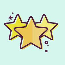 Icon Three Stars. related to Stars symbol. MBE style. simple design  editable. simple illustration. simple vector icons 16590473 Vector Art at  Vecteezy
