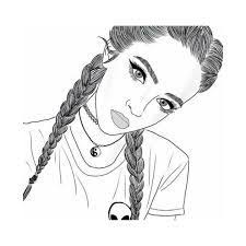 Download 102 young long hair woman outline monochrome drawing stock illustrations, vectors & clipart for free or amazingly low rates! Long Hair Easy Sk H Girl Drawing Novocom Top