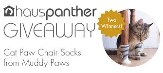 4pcs cat chair leg socks. Enter To Win Muddy Paws Cat Paw Chair Socks Two Winners Hauspanther