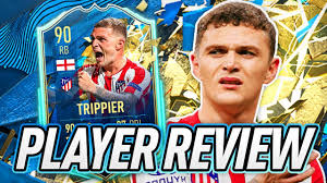 Fifala nuova carta fifa 21 di kieran trippier celebra la sua inclusione nella squadra della stagione della liga. Is He Worth It 90 Totssf Trippier Player Review Fifa 20 Ultimate Team Youtube
