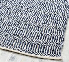 For indoor and outdoor use. Wilton Synthetic Indoor Outdoor Rug Blue Multi Pottery Barn