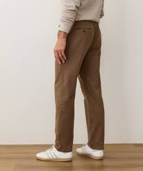 Men's Saturday Relaxed Fit Twill Pants | Brown | XL-32 by Marine Layer