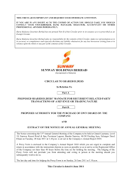 From the latest financial highlights, biaxis (m) sdn. The Last Transacted Price Of Sunway Shares On 18 May 2011 Being