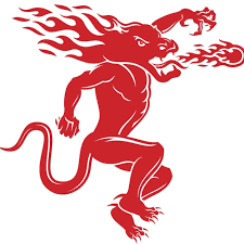 Fireball Whisky Fireballwhisky Twitter Whiskey Logo Dragon Images Beer Pong Table Painted