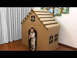 diy how to make a big cardboard house satisfying cardboard playhouse for kids papa baby mv y cardboard house cardboard playhouse cardboard box houses